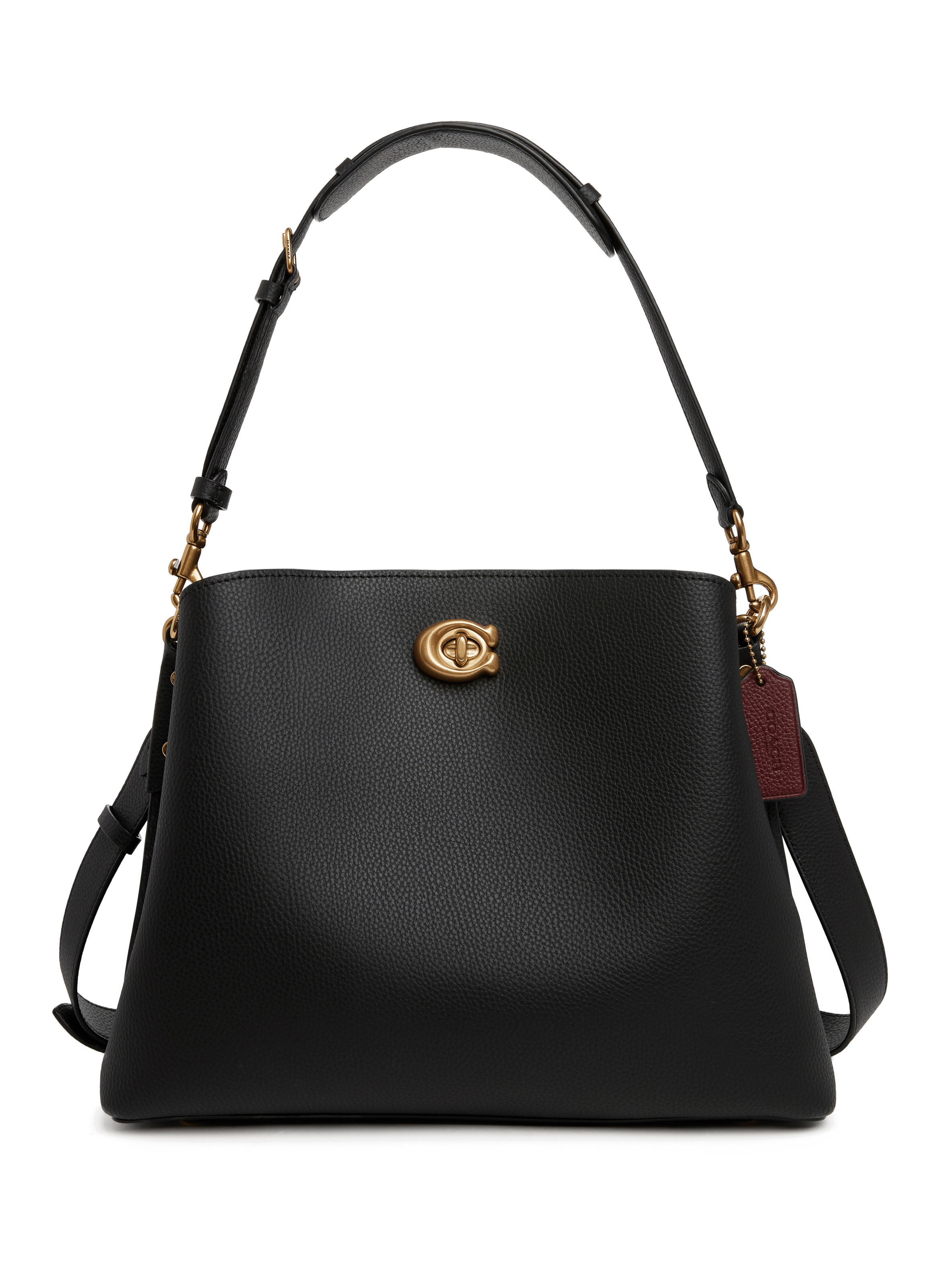 WILLOW LEATHER SHOULDER BAG COACH for WOMEN