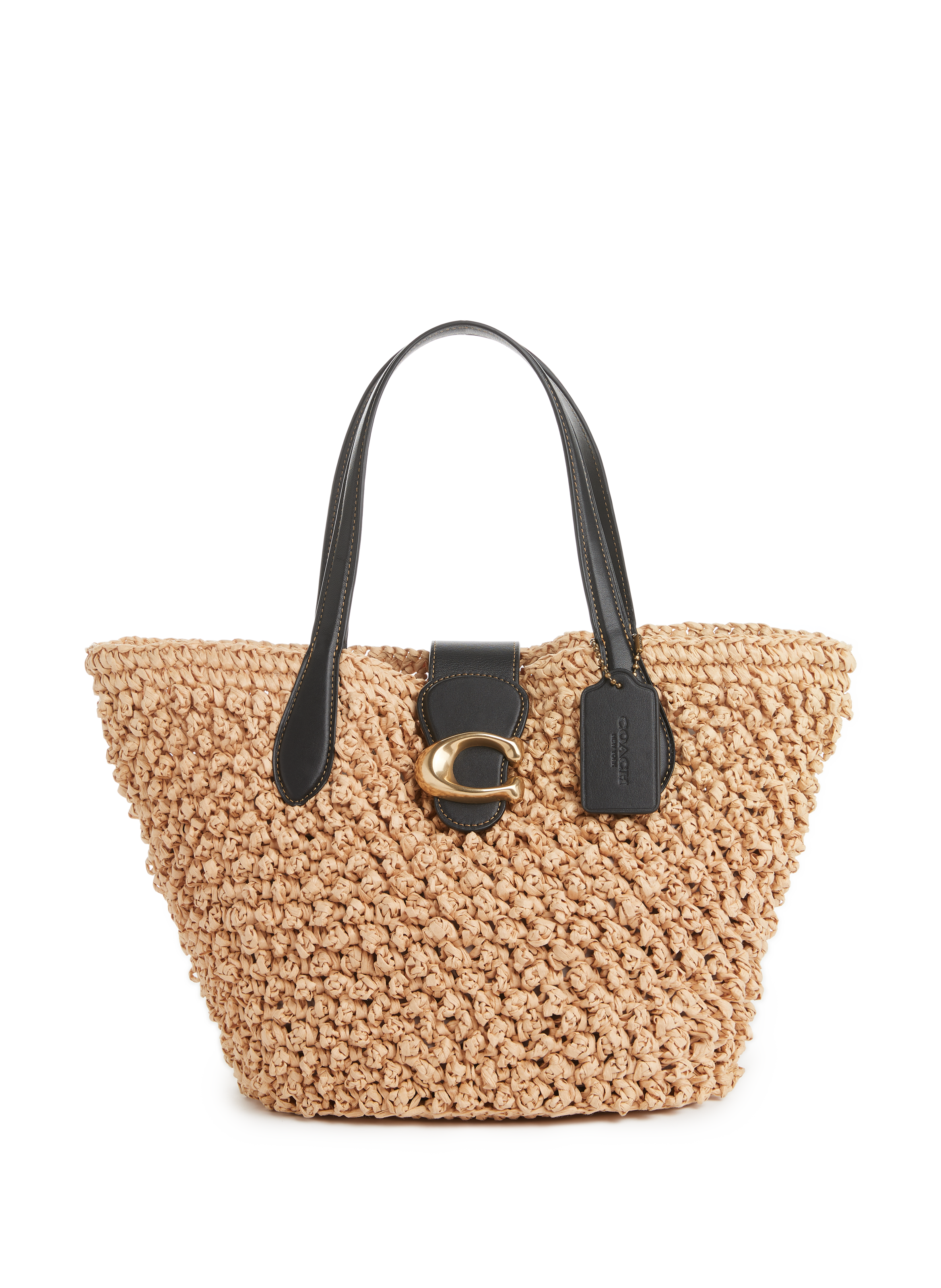 coach straw tote