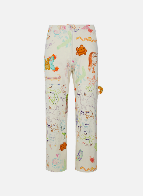 Pantalon imprimé à poches MulticolourCOLLINA STRADA 