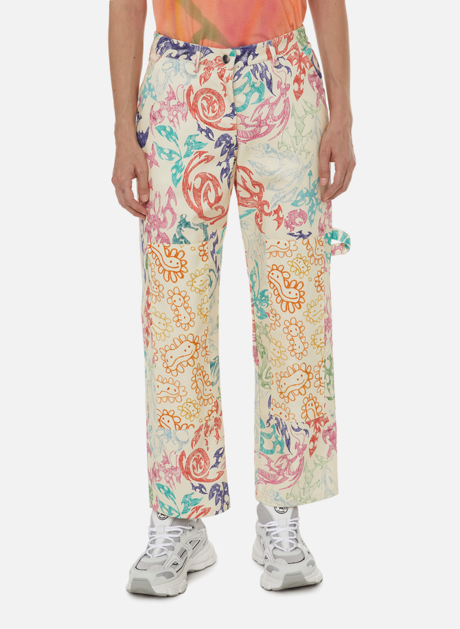 Printed trousers with pockets COLLINA STRADA