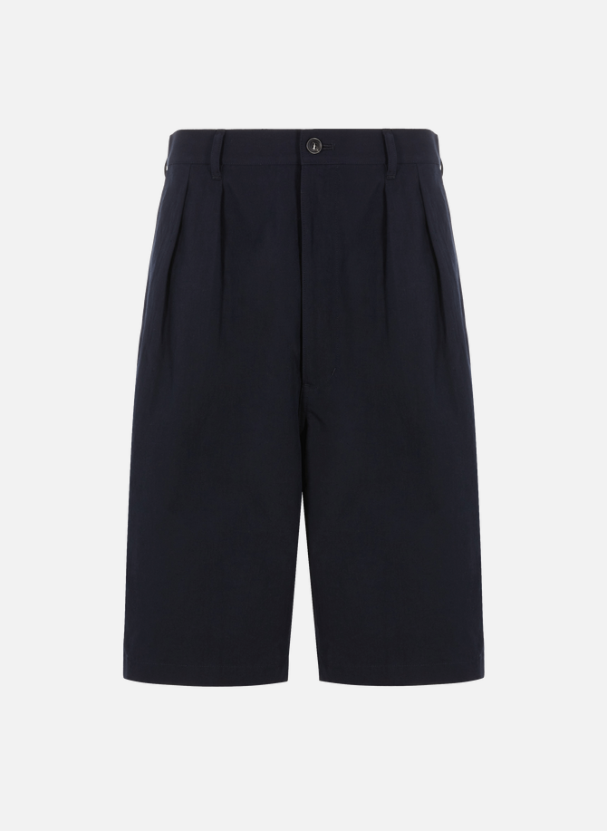 Cotton and linen Bermuda shorts COMME DES GARCONS HOMME