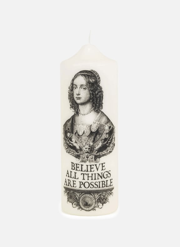 Believe pillar candle by CORETERNO CORETERNO Believe pillar candle