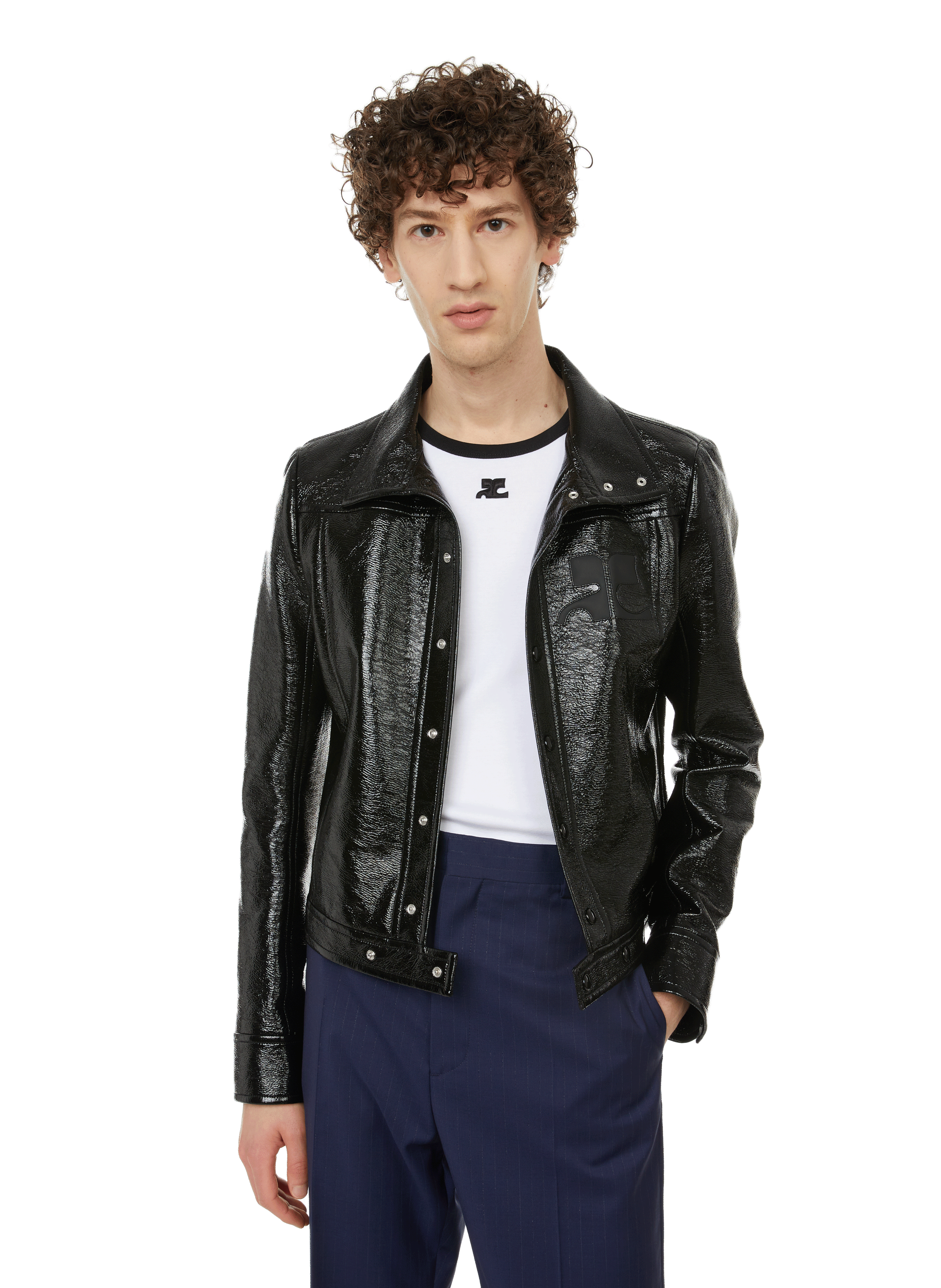 courreges blouson vinyl