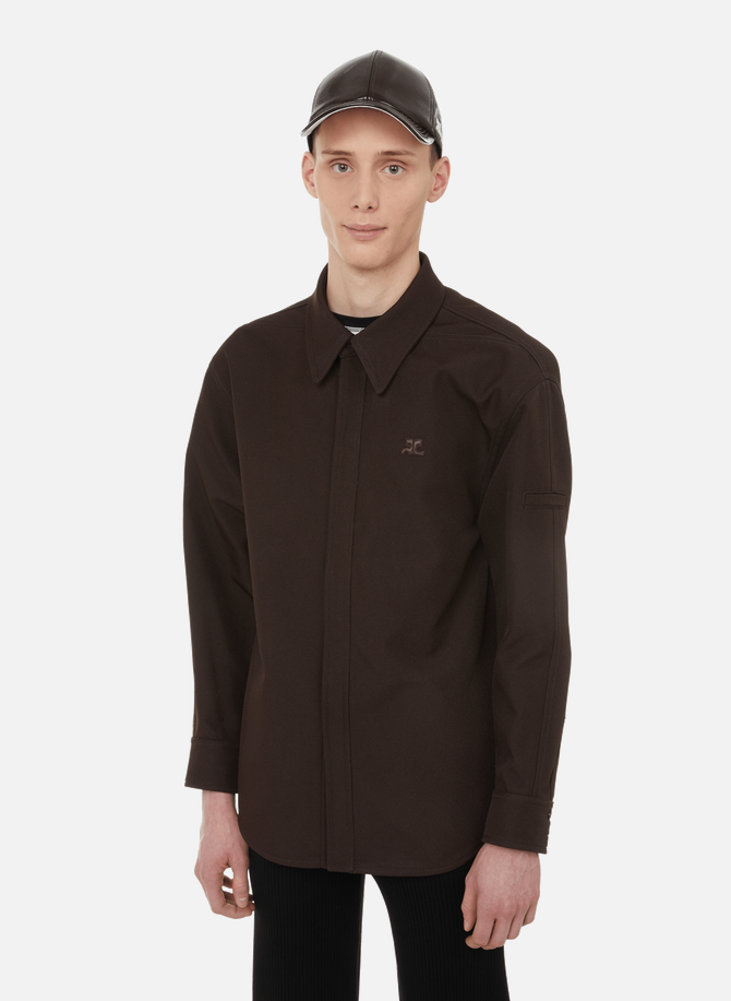 Straight recycled polyester shirt COURREGES