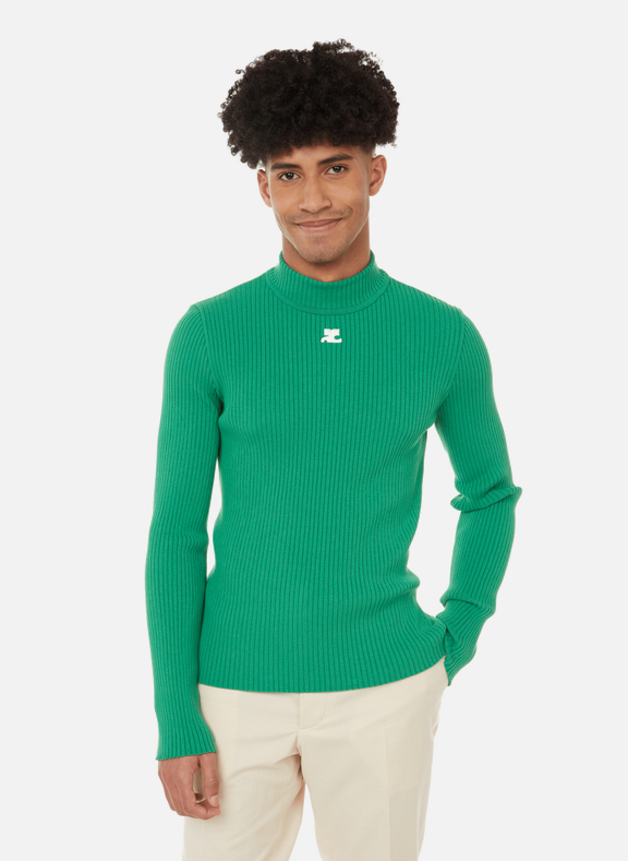 COURREGES Knitted jumper Green