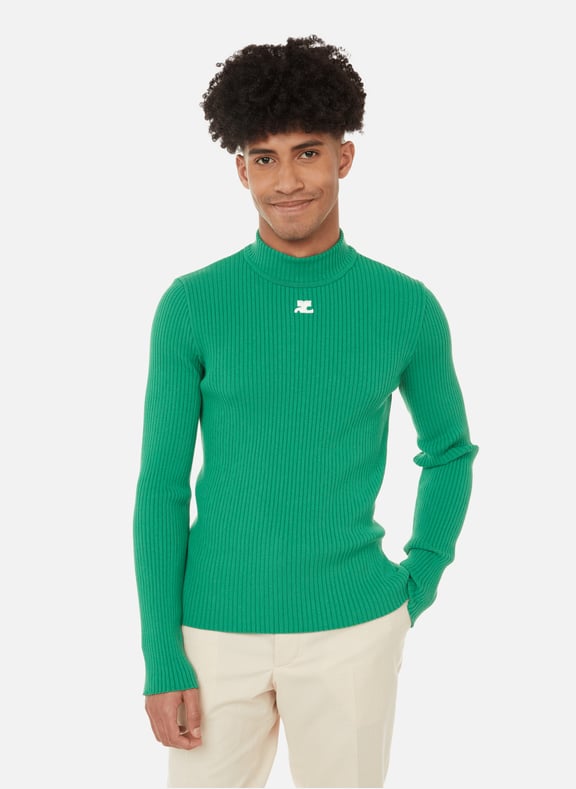 Knitted jumper Green by COURREGES COURREGES Knitted jumper Green