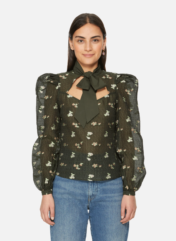 Shirt with embroidered flowers CUSTOMMADE
