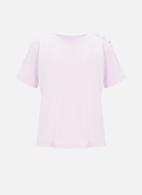 T-shirt Molly en coton organique PurpleCUSTOMMADE 