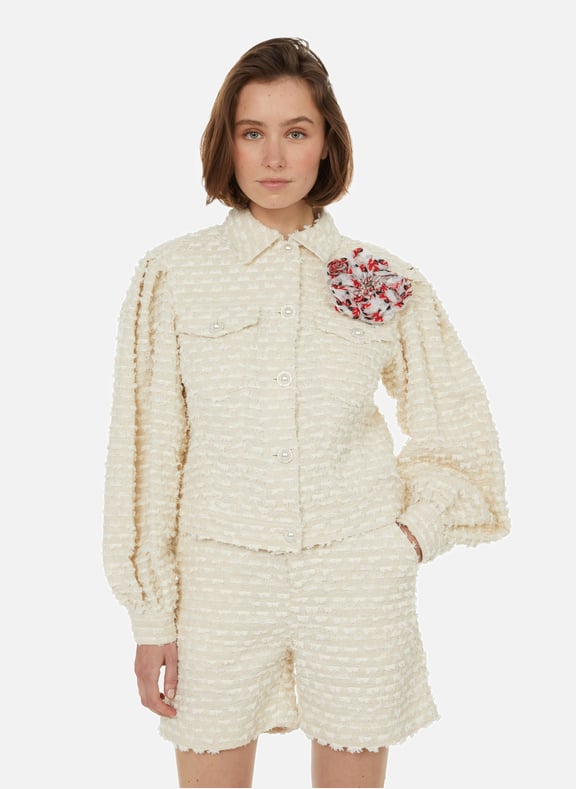 Yoelle blazer jacket White by CUSTOMMADE CUSTOMMADE Yoelle blazer jacket White