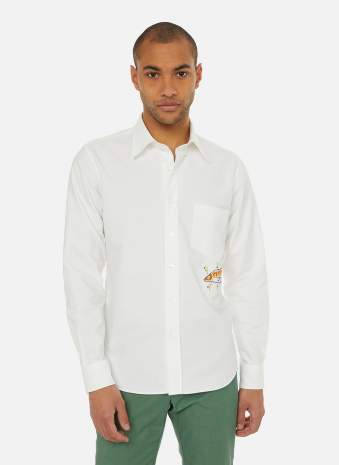 Embroidered cotton shirt DE BONNE FACTURE