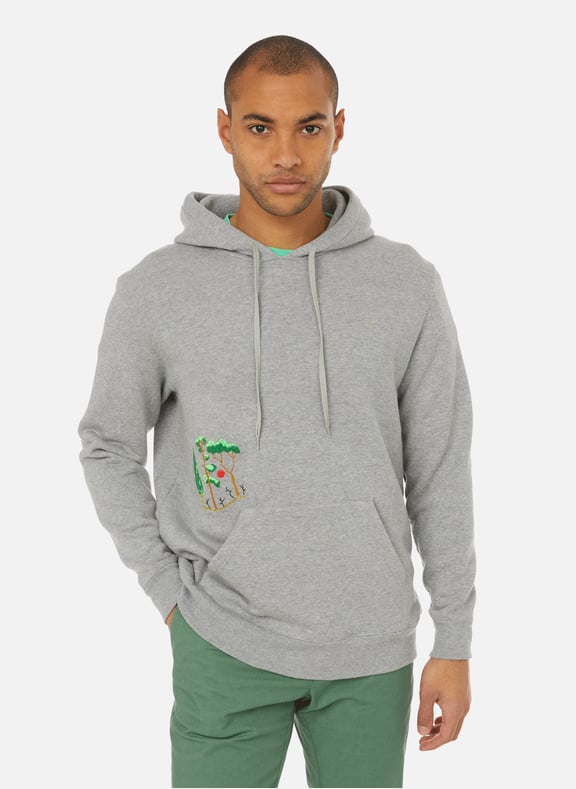 Cotton hoodie Grey by DE BONNE FACTURE DE BONNE FACTURE Cotton hoodie Grey