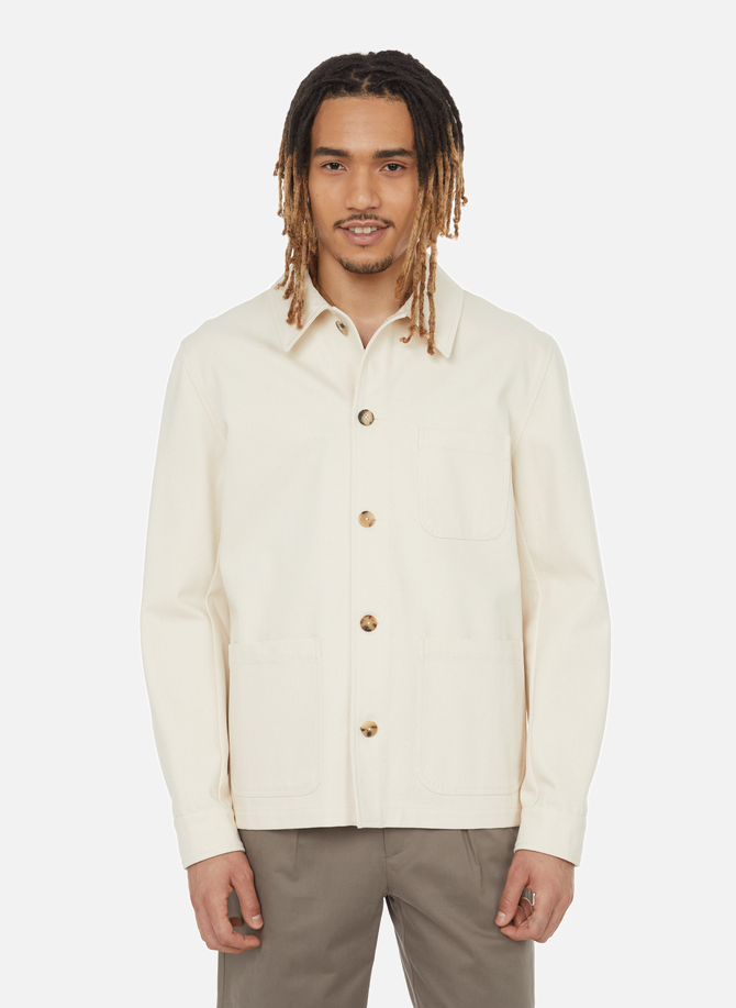 Cotton twill work jacket DE BONNE FACTURE