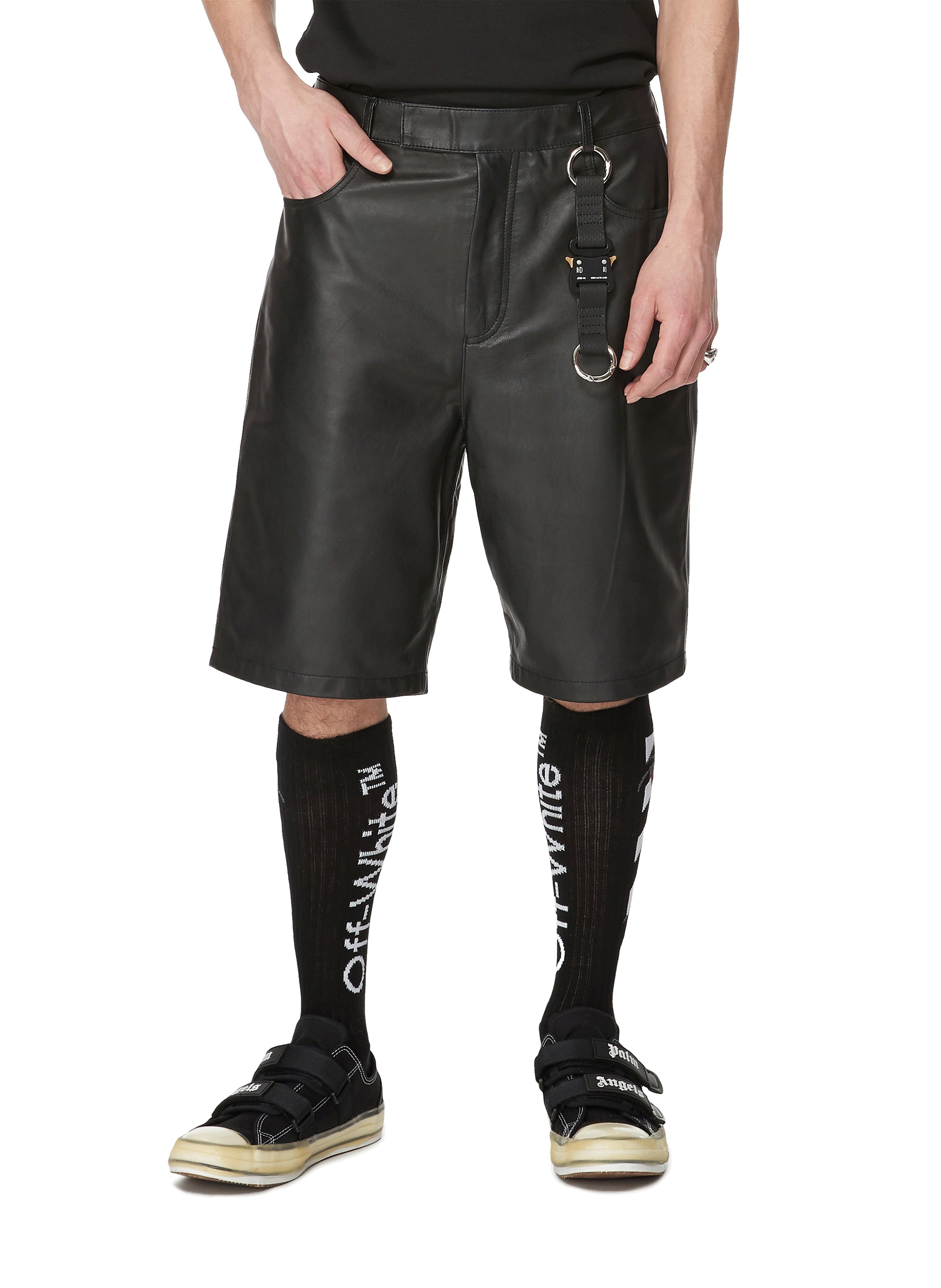BOI LEATHER SHORTS - DEADWOOD for MEN 