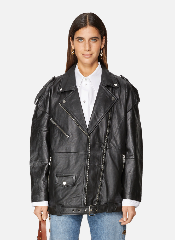 Agatha leather Jacket  DEADWOOD