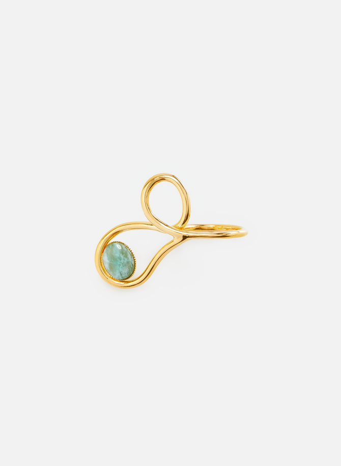 Louise medium gold-plated ring DESTREE