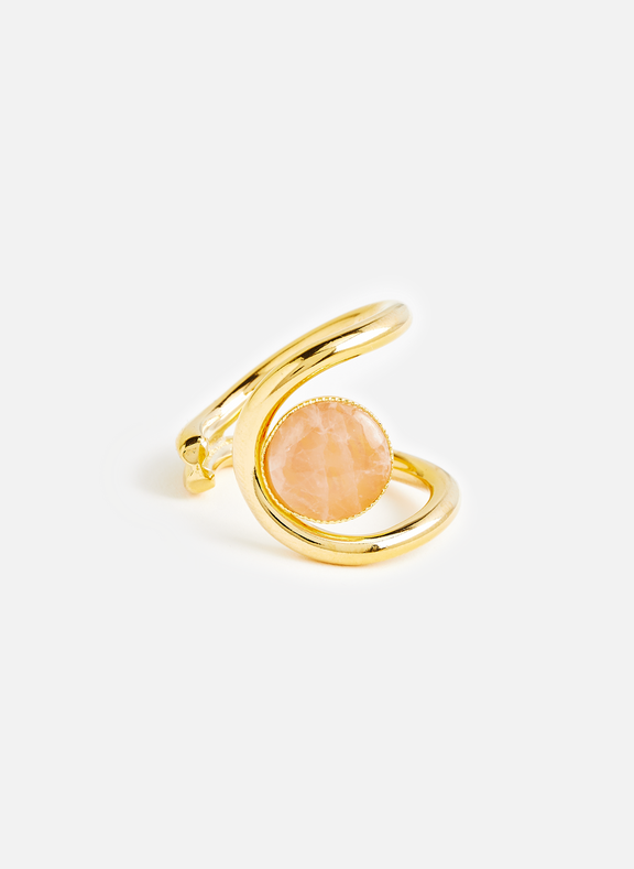 D'Estree Louise Stone-detailing Ring in Pink