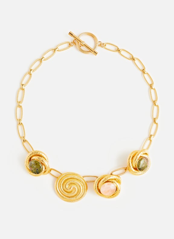 Necklace with stones Multicolour by DESTREE DESTREE Necklace with stones Multicolour