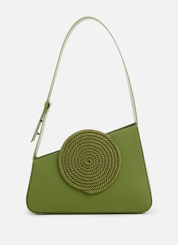 Albert leather handbag Green by DESTREE DESTREE Albert leather handbag Green