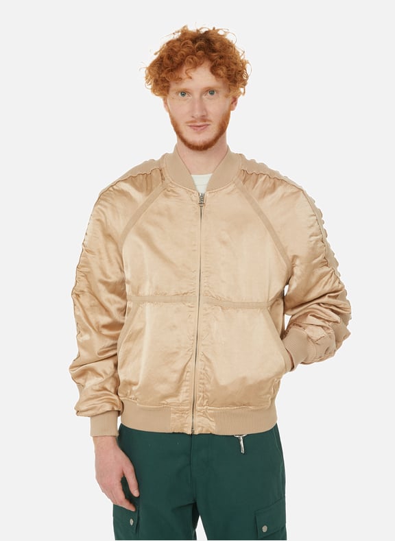 Diesel satin mix bomber jacket online