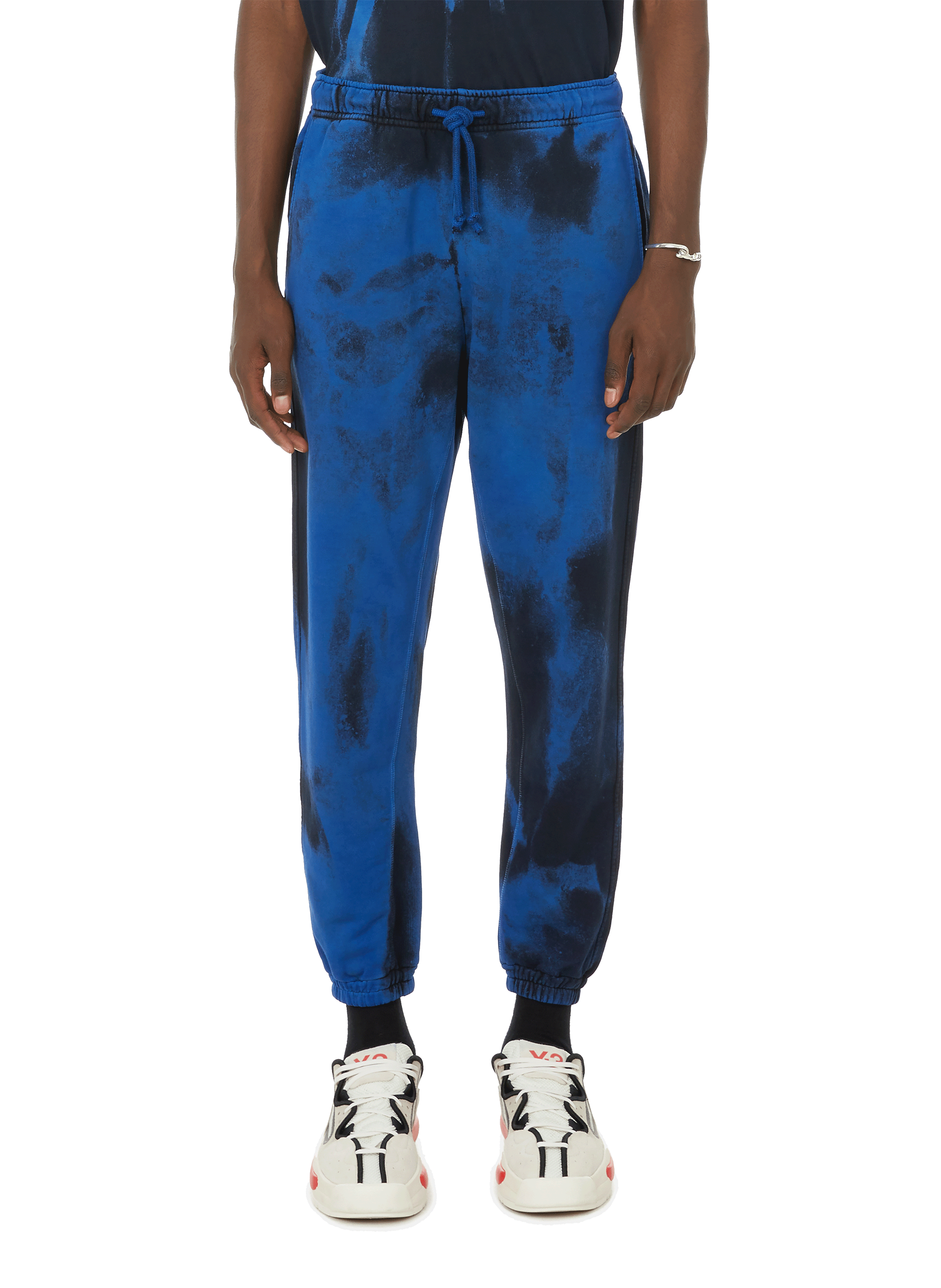 TIE-DYE COTTON JOGGERS - DIESEL for MEN 