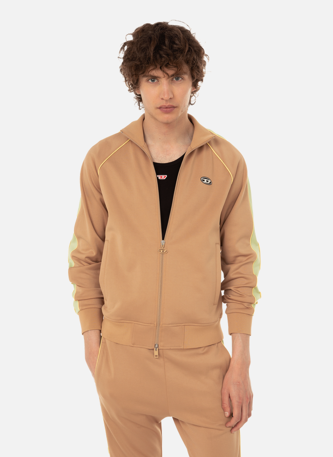 Cotton and nylon tracksuit jacket DIESEL
