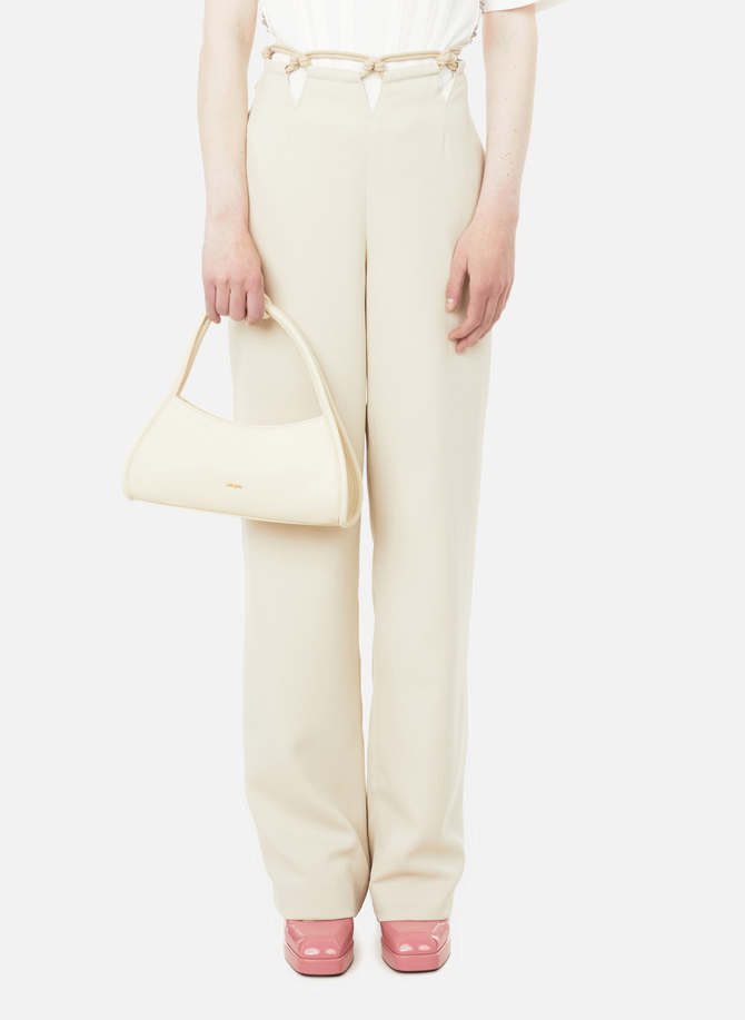 Loose-fit canvas trousers DION LEE