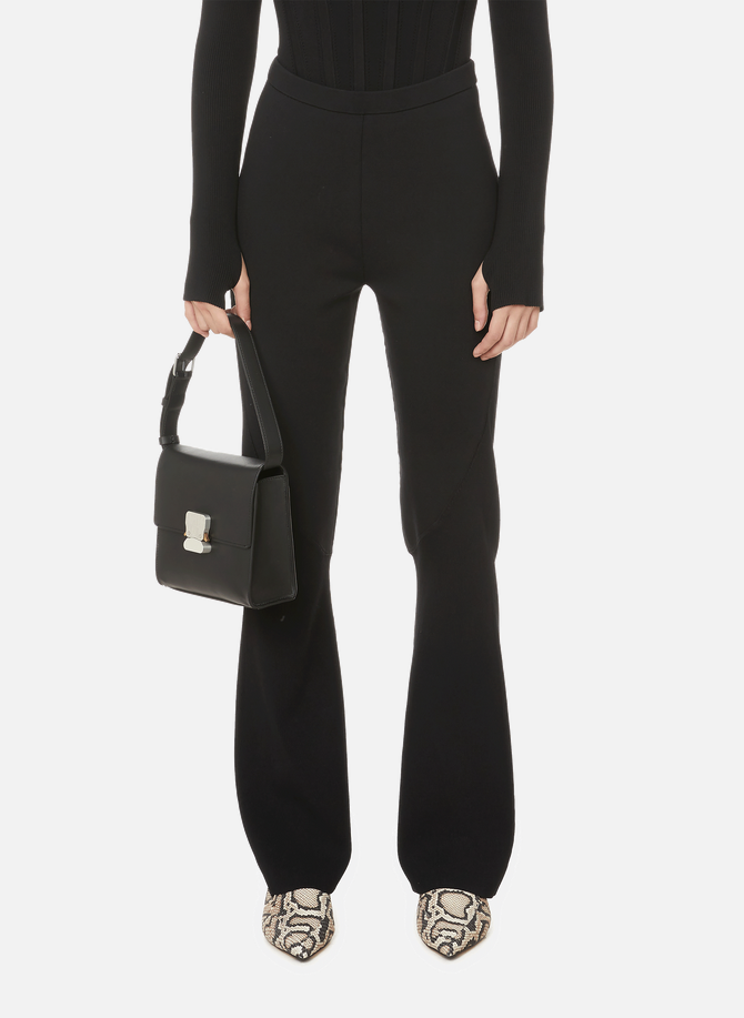 Ribbed flared trousers DION LEE