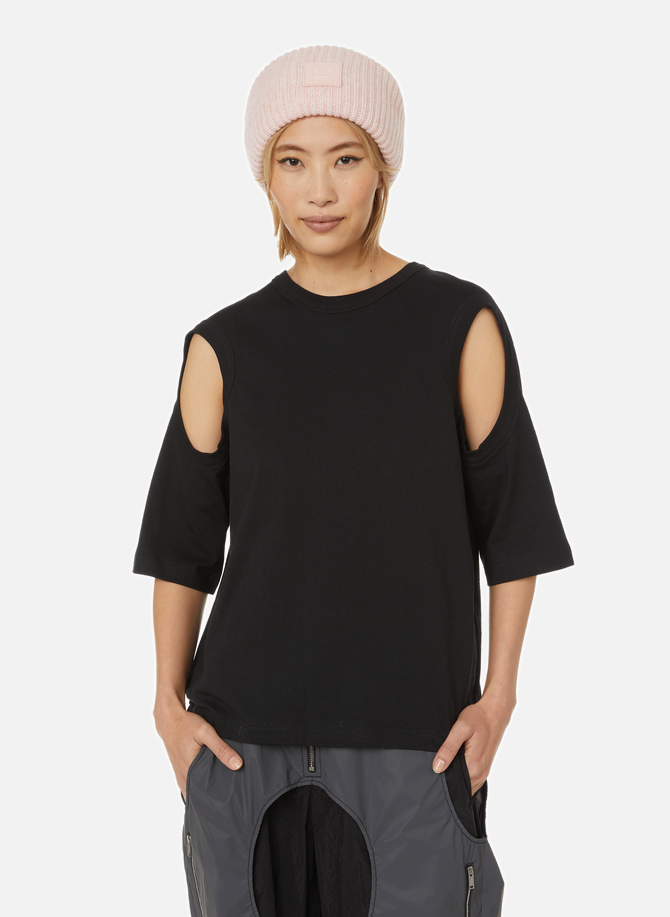 Cotton T-shirt with cut-outs DION LEE