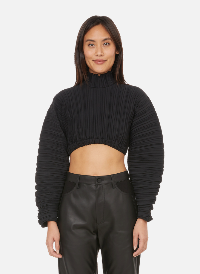 Cropped pleated top DION LEE