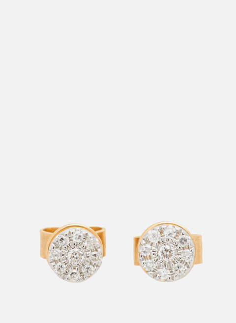Boucles d'oreilles Cible en or et diamants GoldenDJULA 