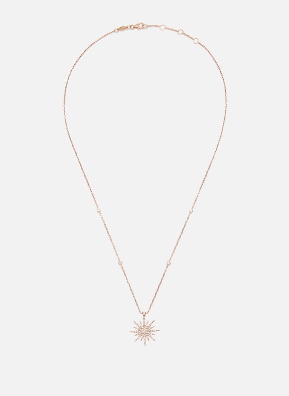 Sun necklace Pink by DJULA DJULA Sun necklace Pink