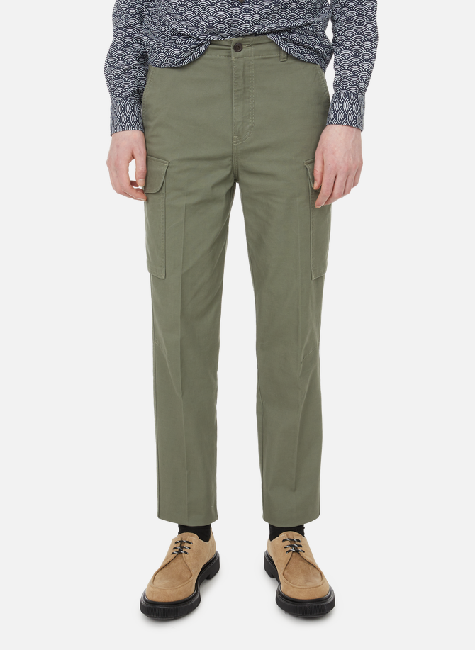 Tapered cotton-blend cargo pants DOCKERS