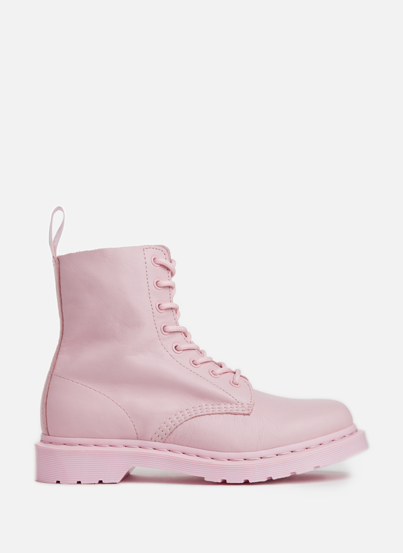 DR. MARTENS 1460 Pascal Mono leather ankle boots Pink