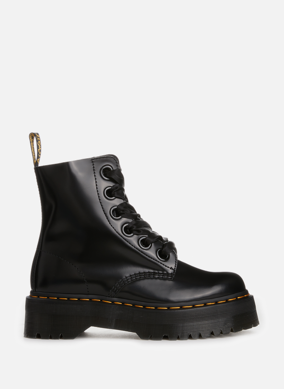 DR. MARTENS Molly leather ankle boots Black
