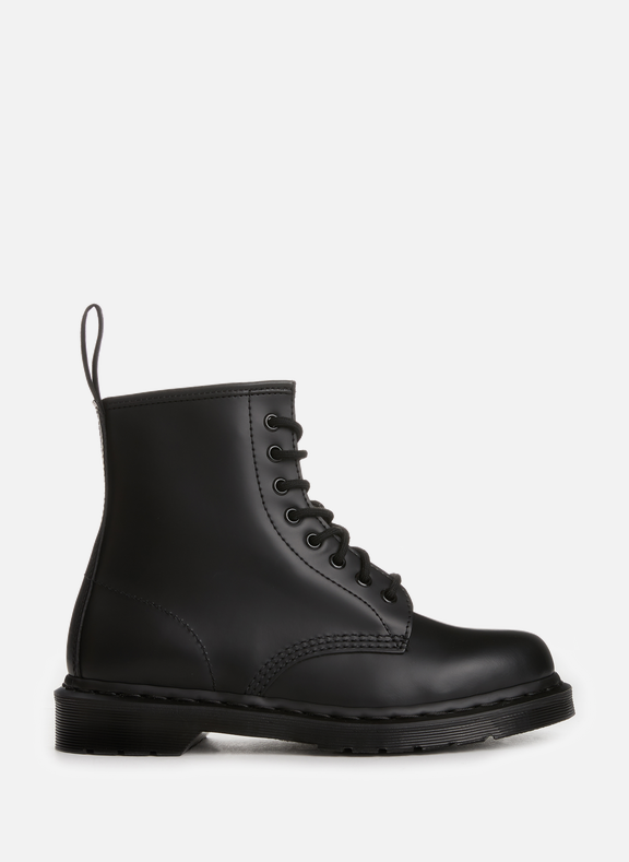 DR. MARTENS Smooth leather ankle boots Black
