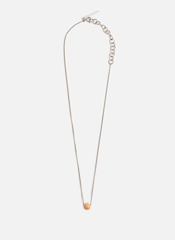 Brass chain necklace Orange by DRIES VAN NOTEN DRIES VAN NOTEN Brass chain necklace Orange