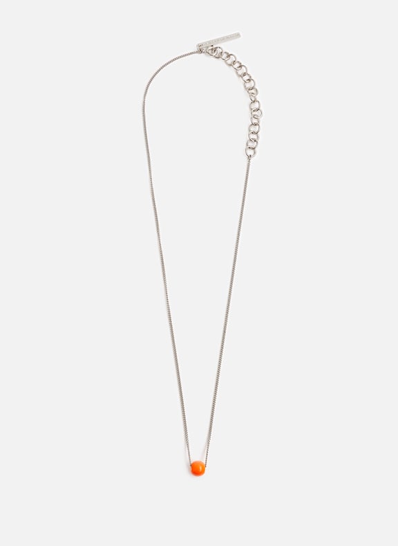 Brass chain necklace Orange by DRIES VAN NOTEN DRIES VAN NOTEN Brass chain necklace Orange