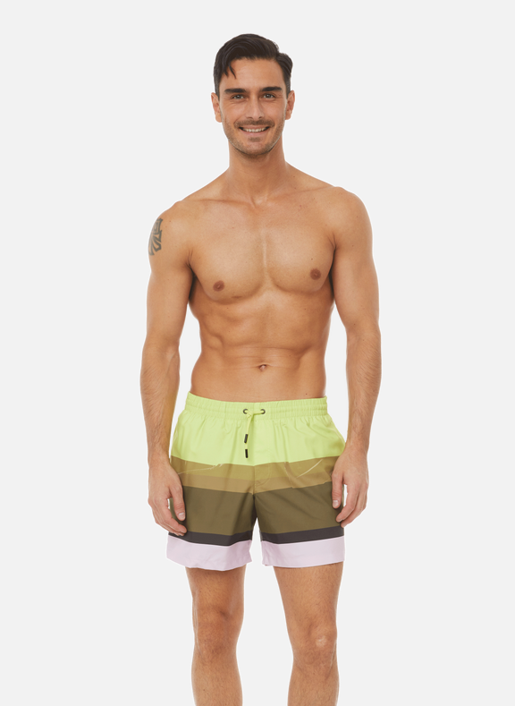 DRIES VAN NOTEN Phibbs nylon swim shorts Multicolour