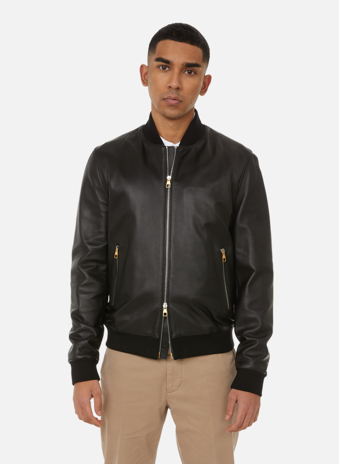 Leather bomber jacket DUNHILL