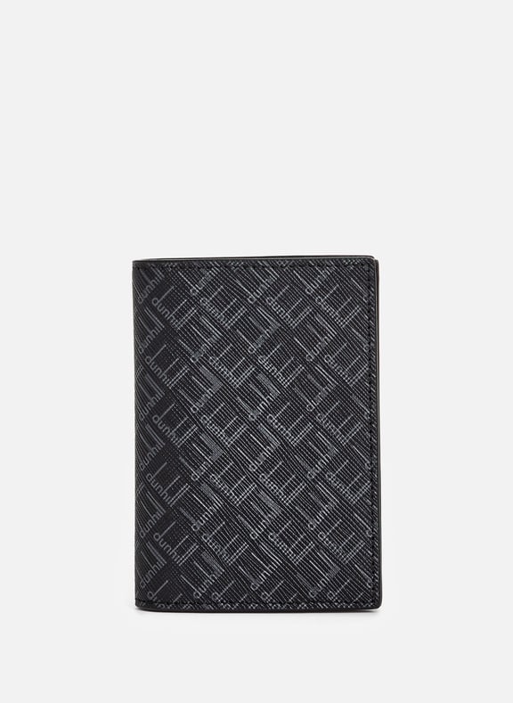 Leather card holder Black by DUNHILL DUNHILL Leather card holder Black