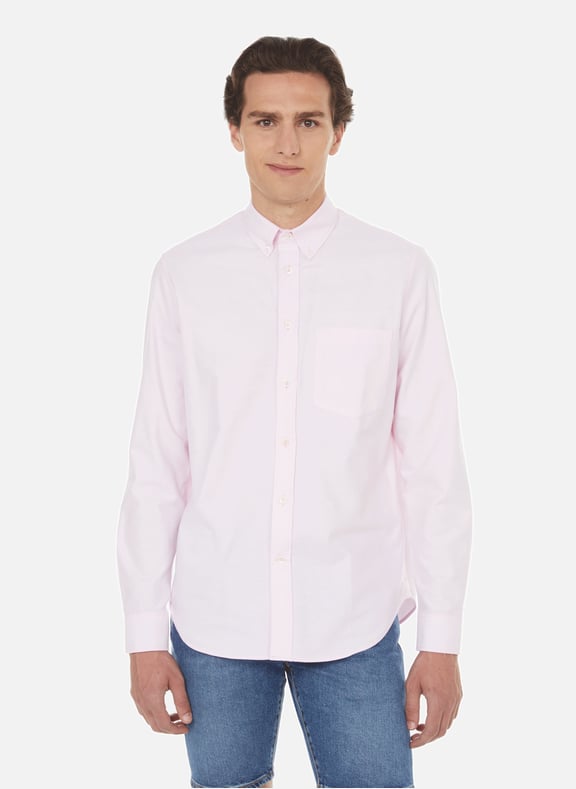 Cotton twill shirt Pink by EDITIONS 102 EDITIONS 102 Cotton twill shirt Pink