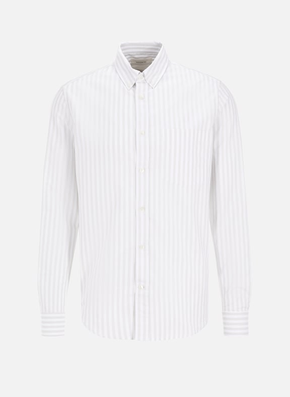Striped cotton shirt Beige by EDITIONS 102 EDITIONS 102 Striped cotton shirt Beige