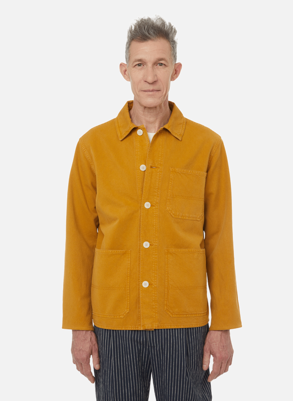 EDITIONS 102 Cotton jacket Yellow