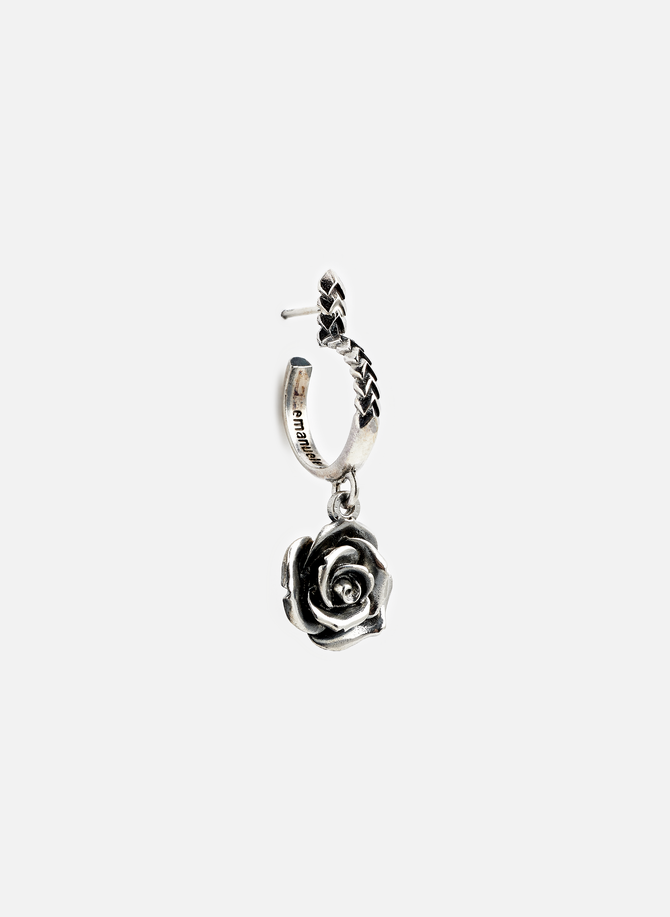 Rose silver earring EMANUELE BICOCCHI