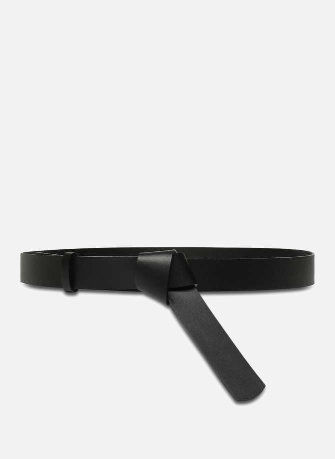 La Nouée 25 upcycled smooth leather Belt ENTOURE