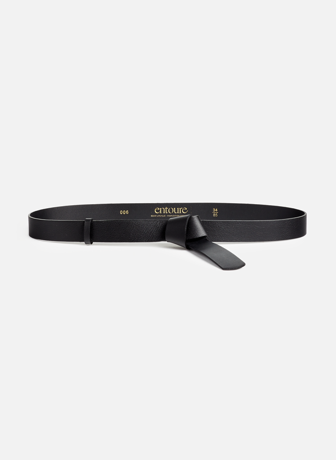La Nouée 25 leather belt ENTOURE