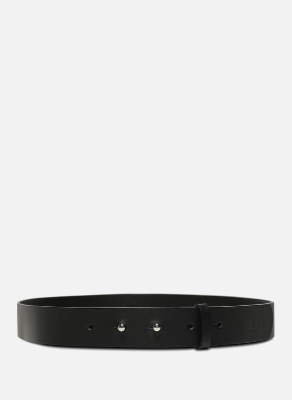 La Versatile smooth upcycled leather belt Black by ENTOURE ENTOURE La Versatile smooth upcycled leather belt Black