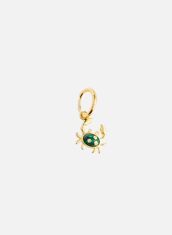 Crab earring Green by ESHVI ESHVI Crab earring Green