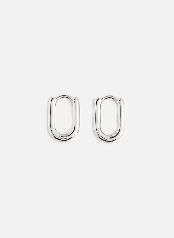 Mini Capsule silver earrings Silver by ESHVI ESHVI Mini Capsule silver earrings Silver