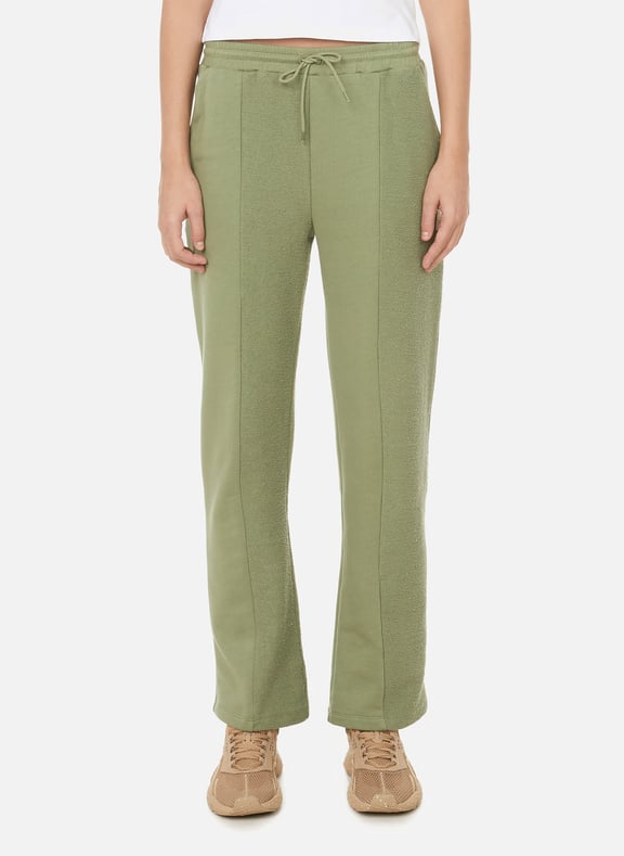 Panelled cotton joggers Green by ETRE CECILE ETRE CECILE Panelled cotton joggers Green
